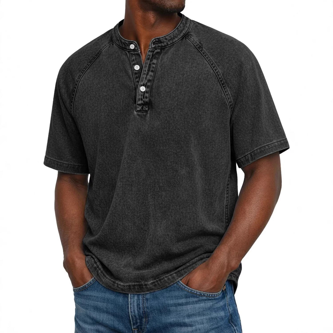Flynn - T-shirt vintage lavata a mano