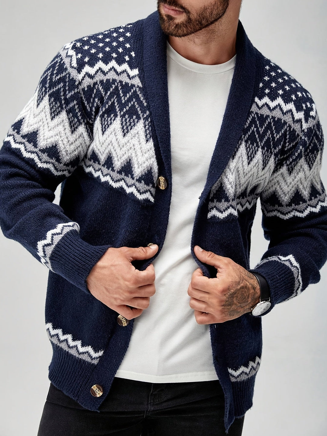 Joren - Blazer in maglia testurizzata