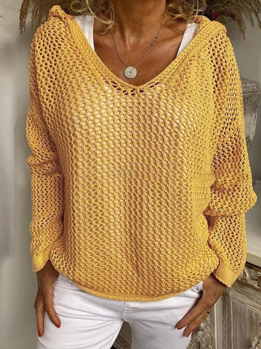 Delyne - Pullover oversize in maglia