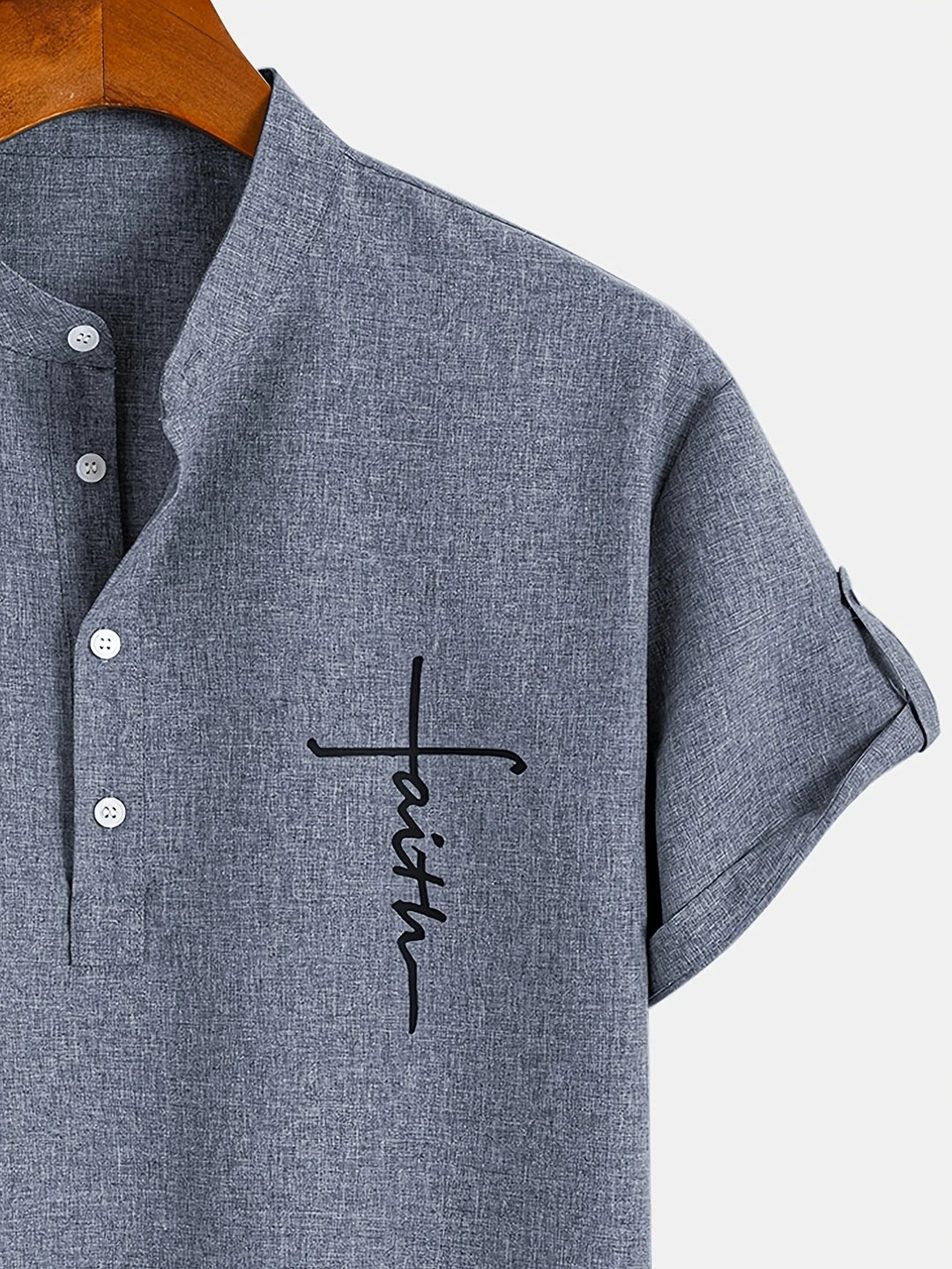 Harlan - Camicia testurizzata a collo alto