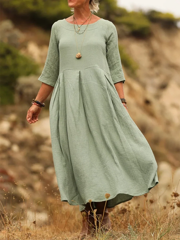 Griselda - Abito maxi plissé casual