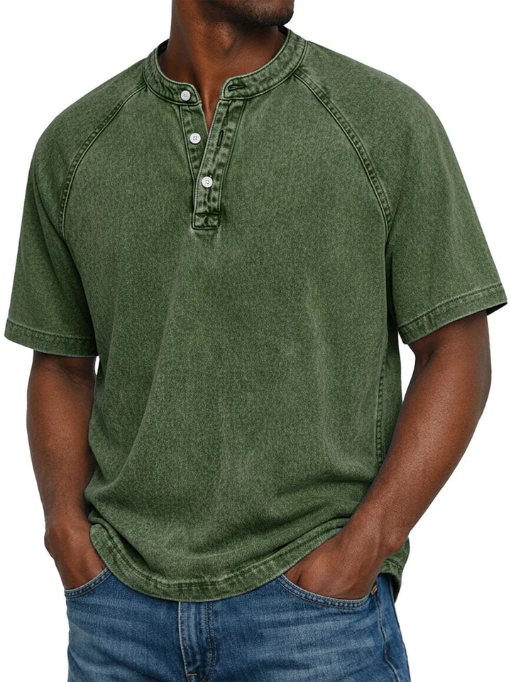 Flynn - T-shirt vintage lavata a mano