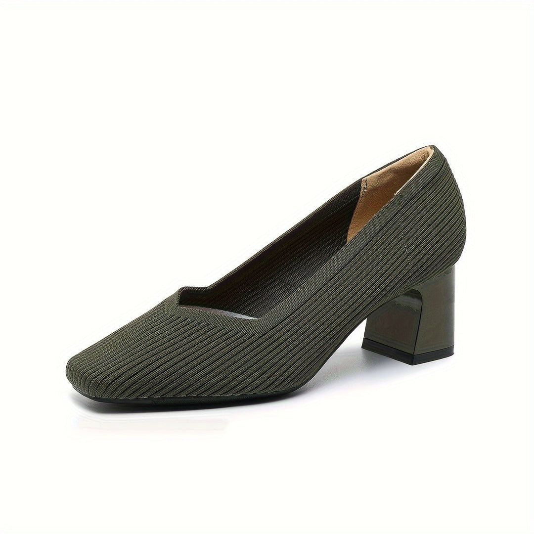 Hetty - Scarpe da ballo con tacco quadrato