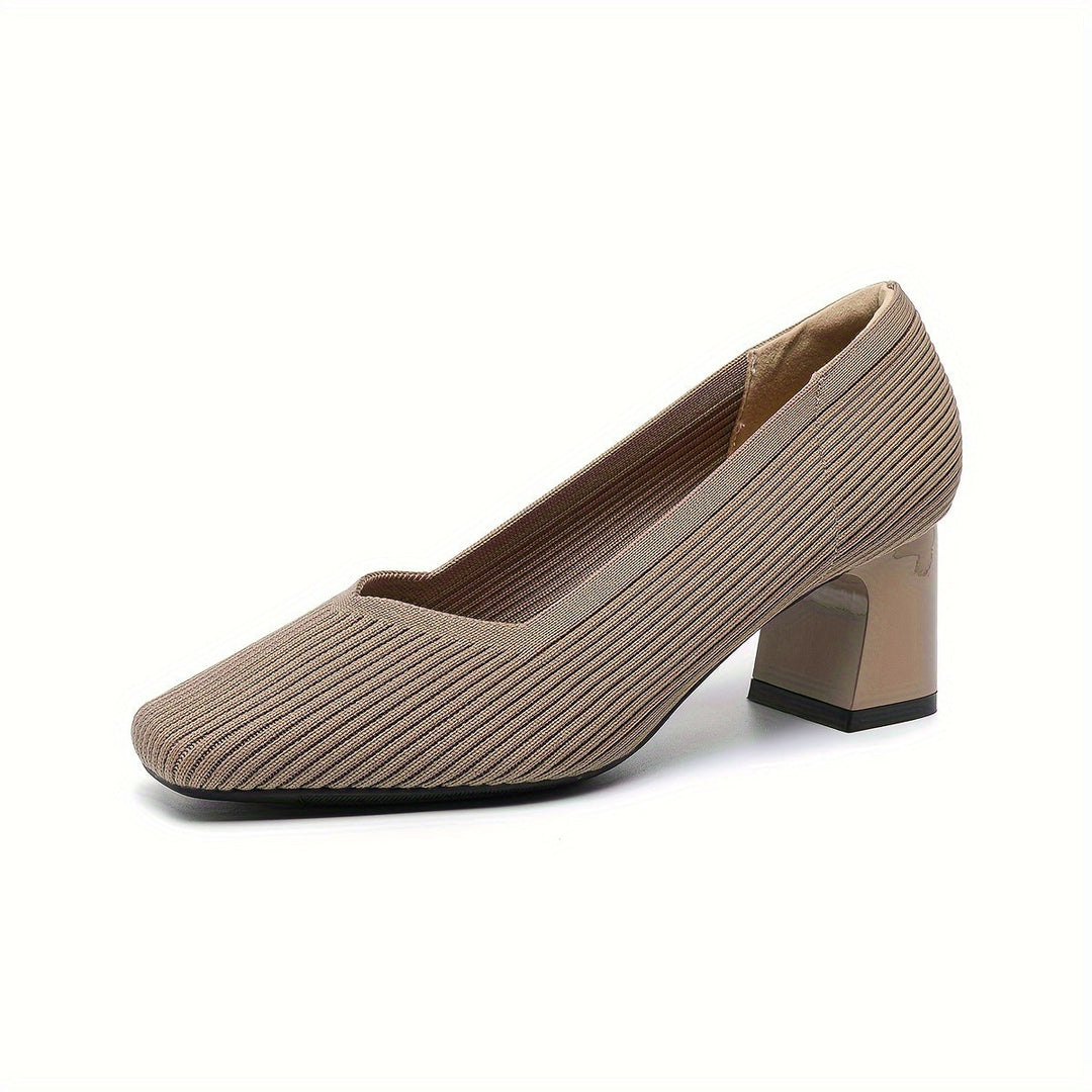 Hetty - Scarpe da ballo con tacco quadrato
