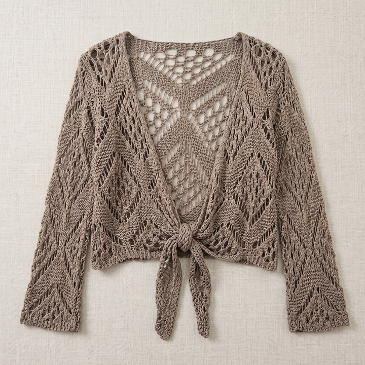 Aravelle - Cardigan traforato