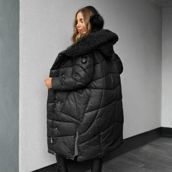 Norelline - Cappotto imbottito con cappuccio