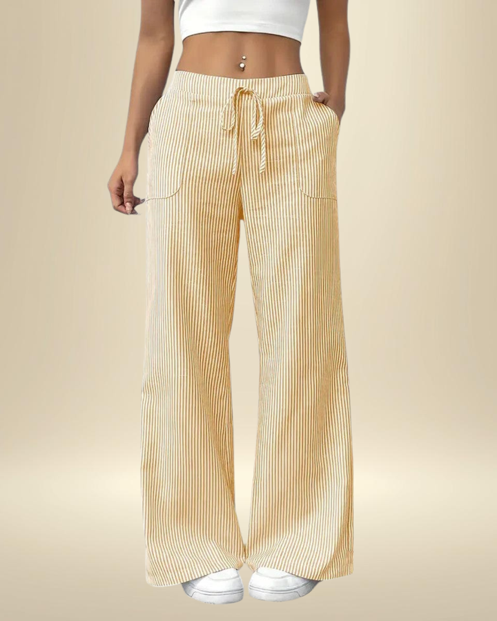 Mirayne - Pantaloni palazzo fluidi