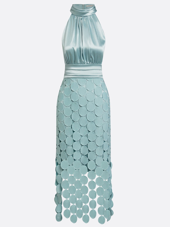 Amabel - Abito midi con scollo all'americana di lusso