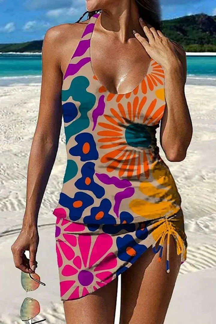 Ysoria - Set bikini all’americana stampato