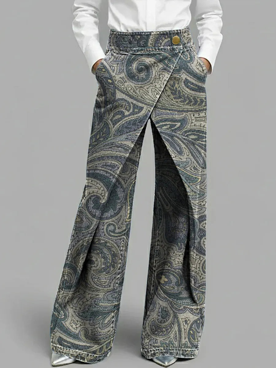 Dottie - Jeans a gamba larga floreali multicolori
