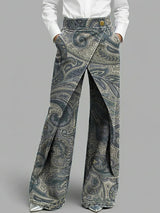 Dottie - Jeans a gamba larga floreali multicolori