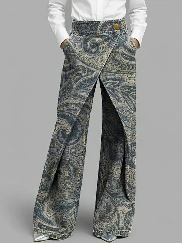 Dottie - Jeans a gamba larga floreali multicolori