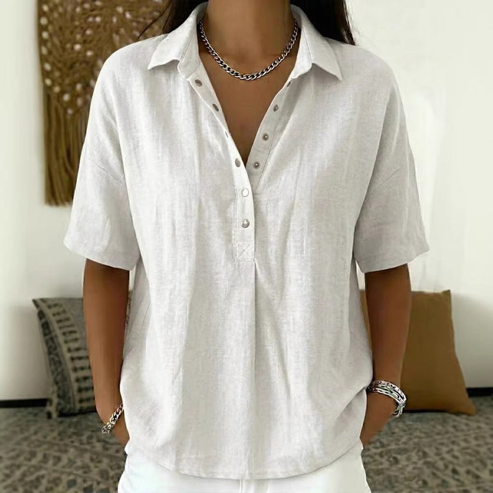 Eulalia - Blusa con collo morbido al tatto