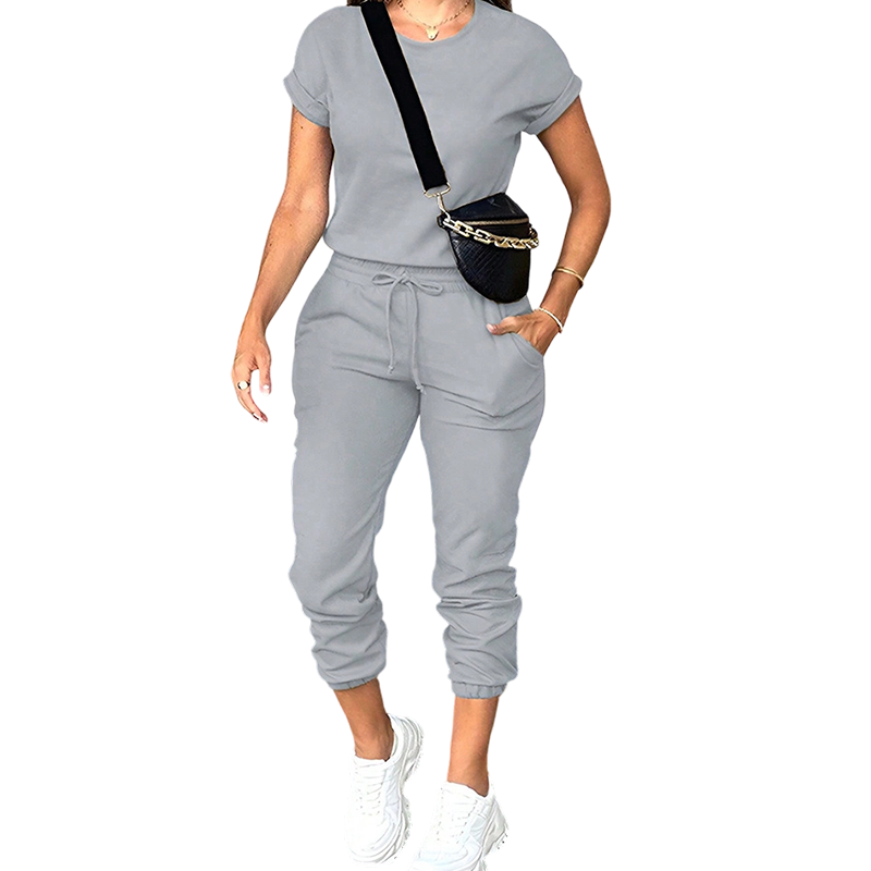 Tovelle - Coordinato con top casual e pantaloni jogger