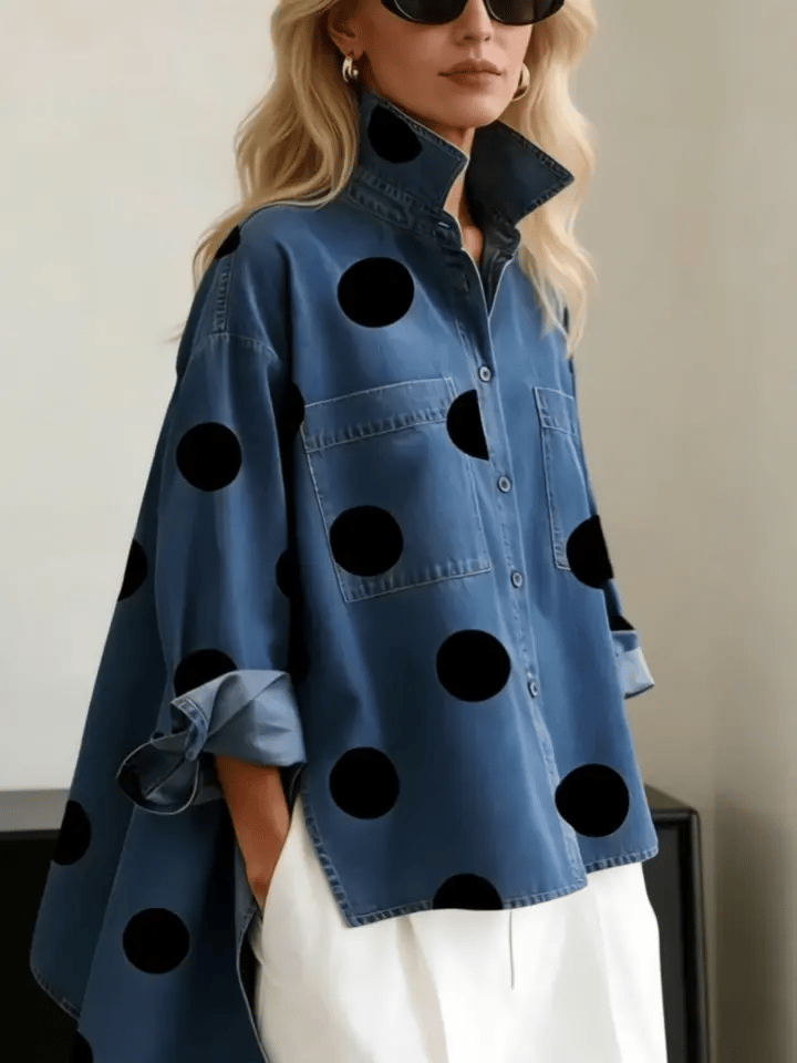 Kelsey - Blusa ricamata dalla mano morbida