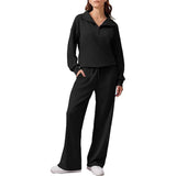 Maud - Coordinato due pezzi con mezza zip, fit rilassato