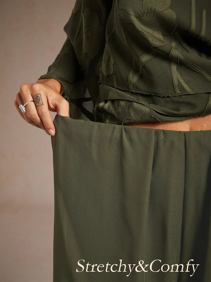 Tairess - Pantaloni a gamba larga