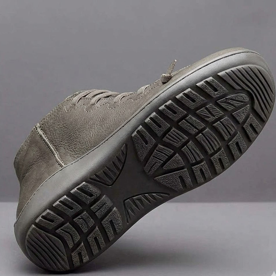 Wenora - Sneakers alte con zip e lacci