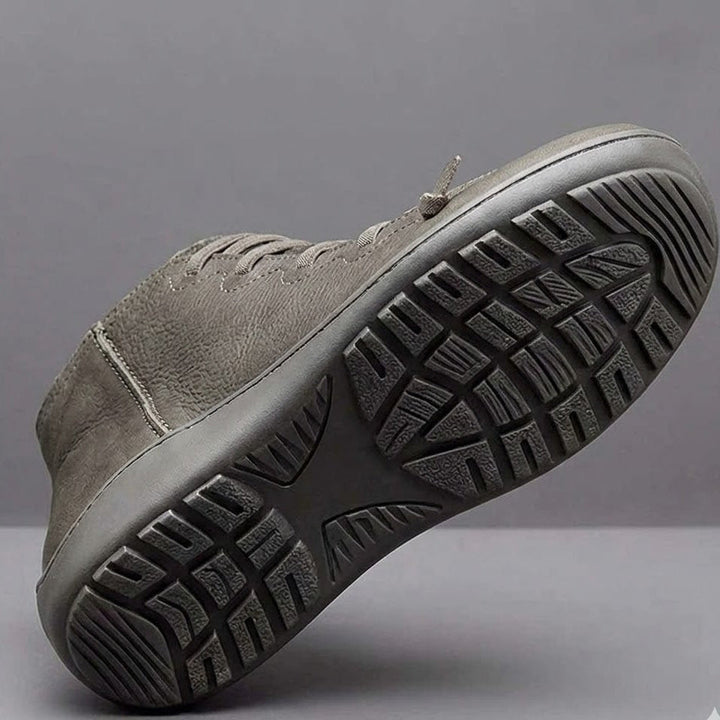Wenora - Sneakers alte con zip e lacci