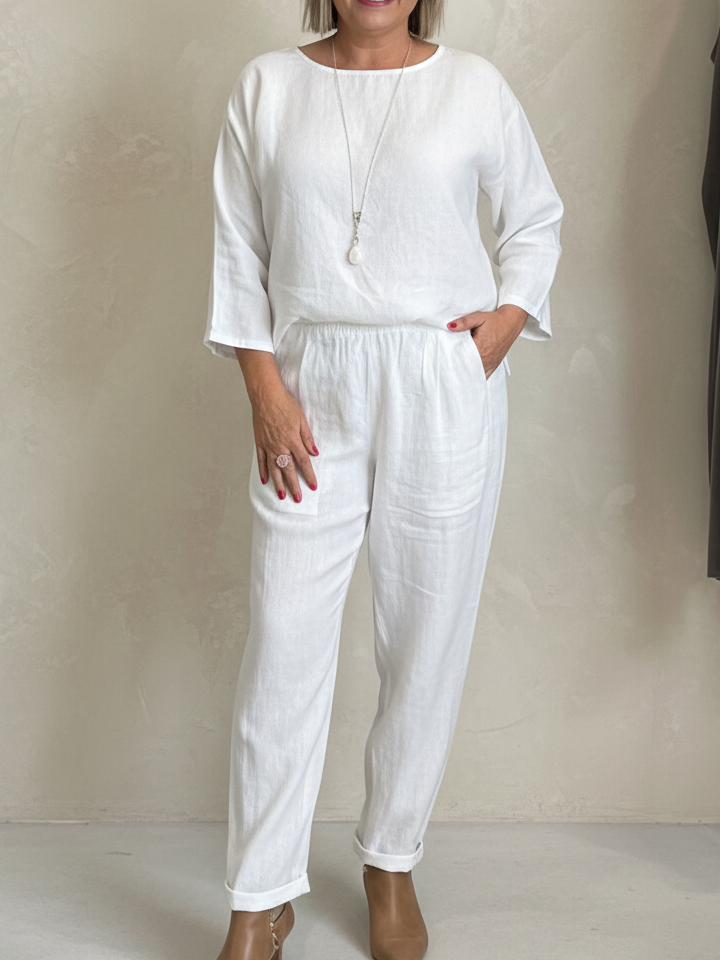 Lurei - Coordinato due pezzi in lino premium