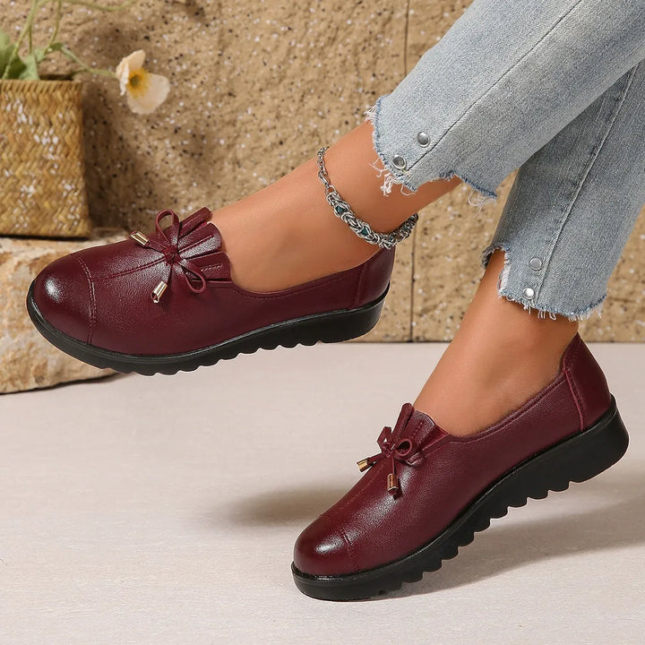 Kyla - Mocassini con suola platform imbottita
