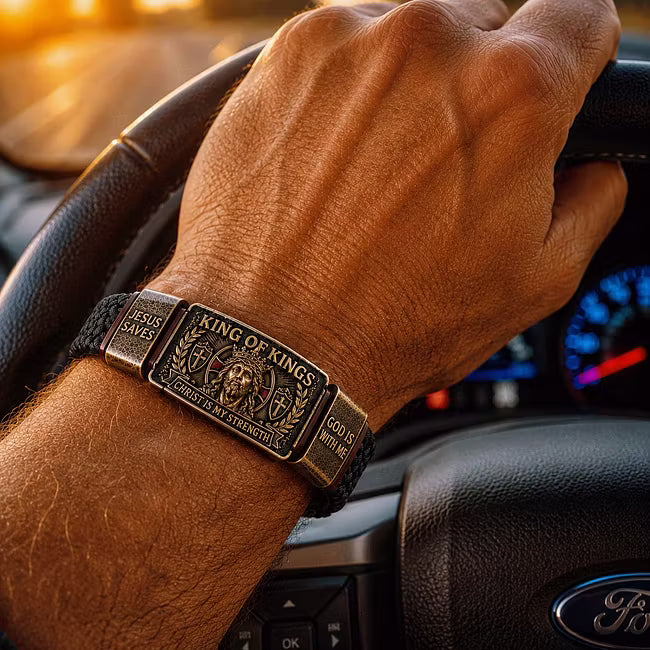 Ezren - Bracciale cristiano Re dei Re