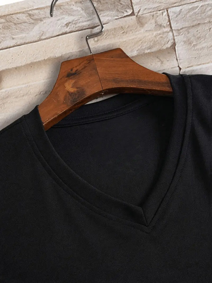 Trevor - T-shirt con scollo a V dal tocco morbido