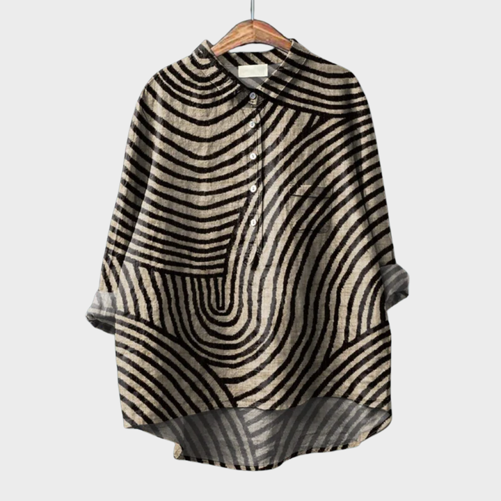 Primula - Blusa artigianale a maniche lunghe