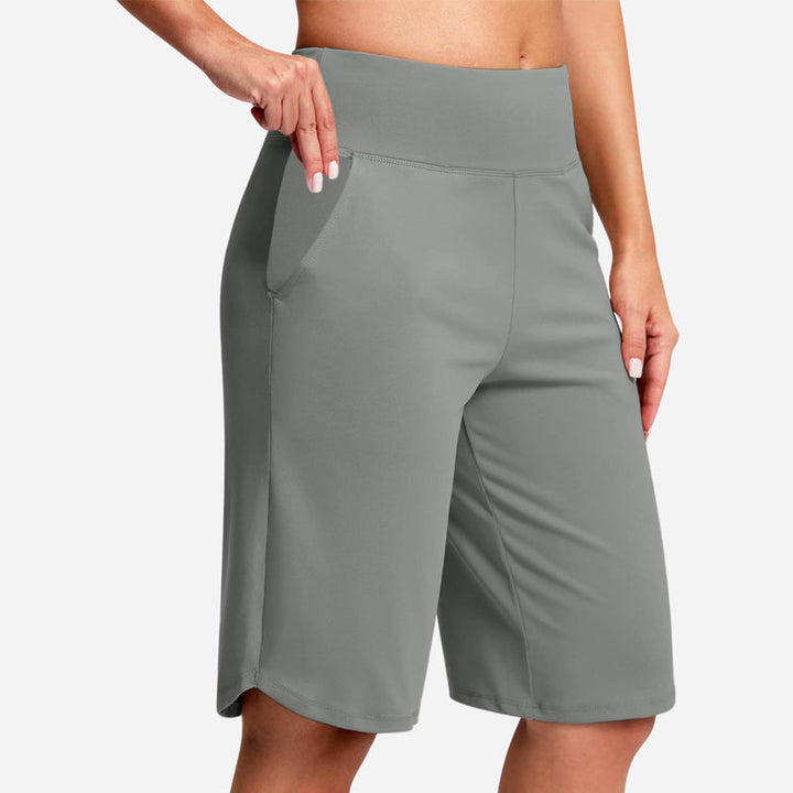 Odeliora - Bermuda a vita alta fit comfort