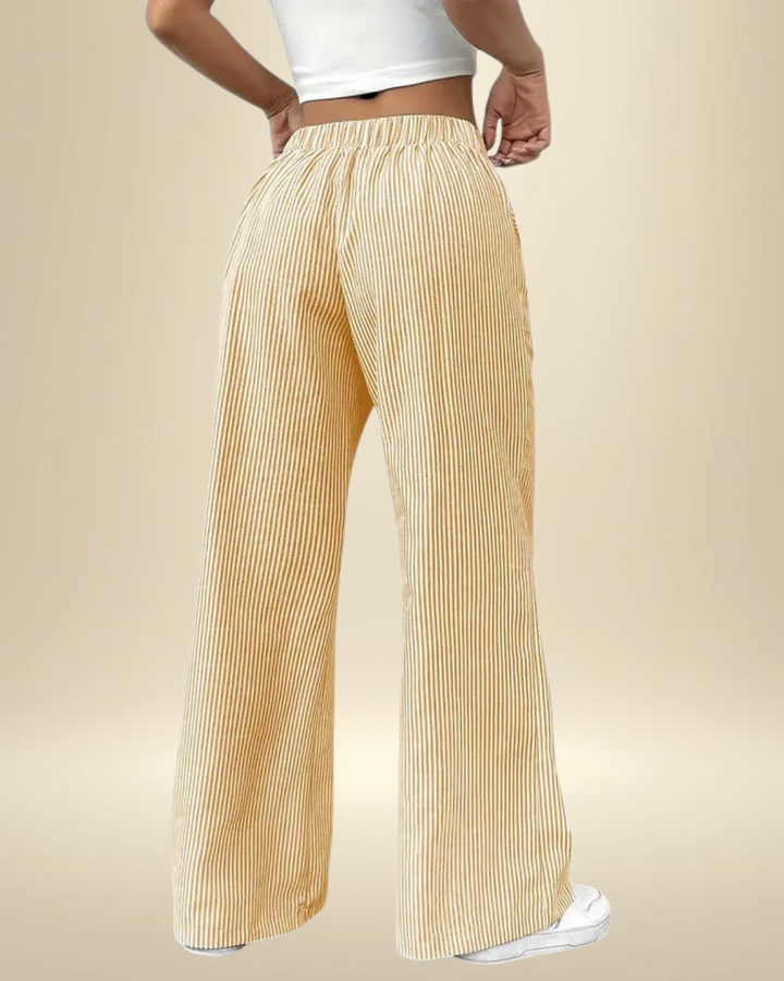 Mirayne - Pantaloni palazzo fluidi