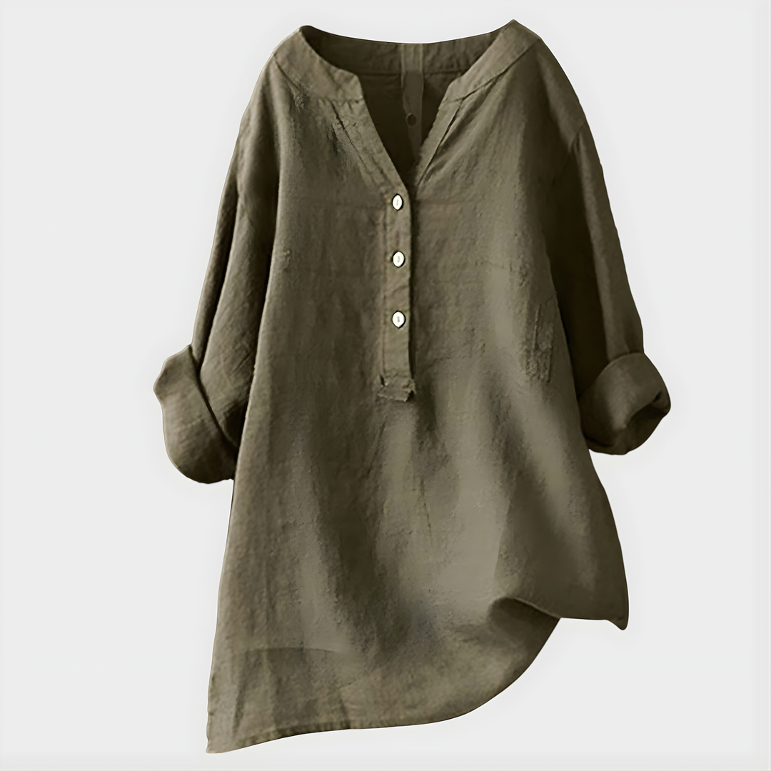 Fenella - Blusa tunica con bottoni