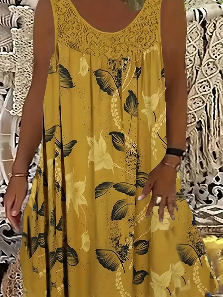 Ariadne - Abito elegante a stampa floreale