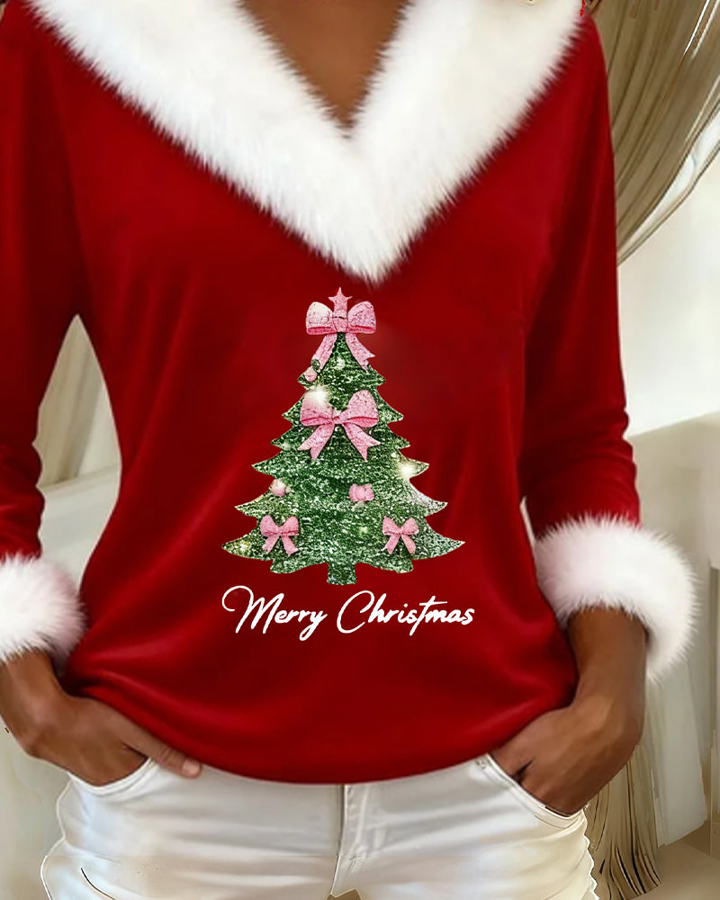 Anavelle - Top Casual Elegante con Bordo in Pelliccia