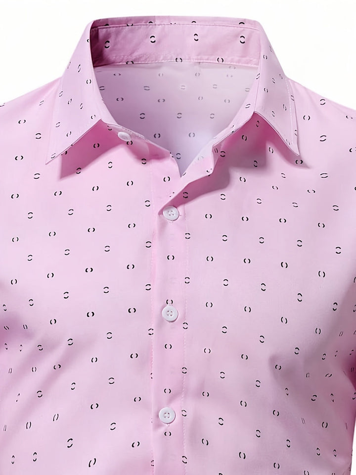 Rowen - Camicia a maniche corte con stampa soft touch