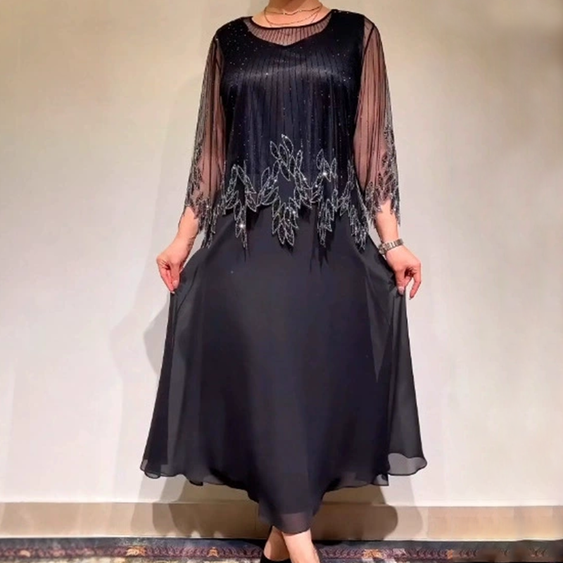 Marivyne - Vestito Midi Casual Elegante