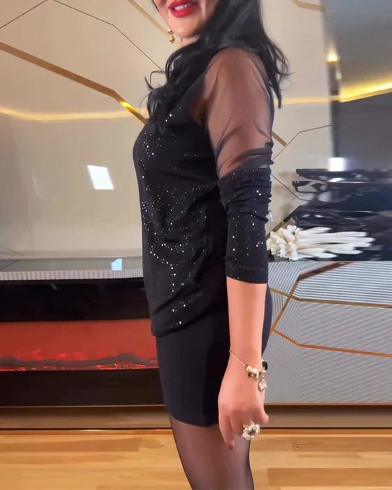 Enyelle - Elegante Vestito Mini Casual