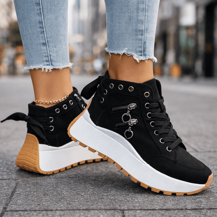 Wella - Sneakers imbottite a suola spessa