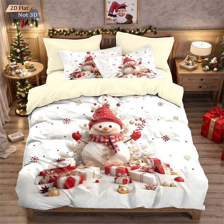 Inyarae - Set di Biancheria da Letto di Natale