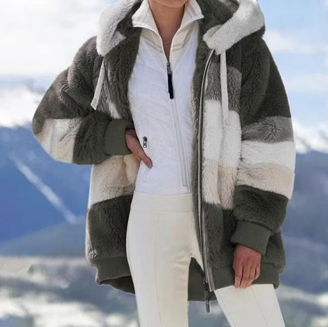 Ruelle - Cappotto teddy oversize in pile