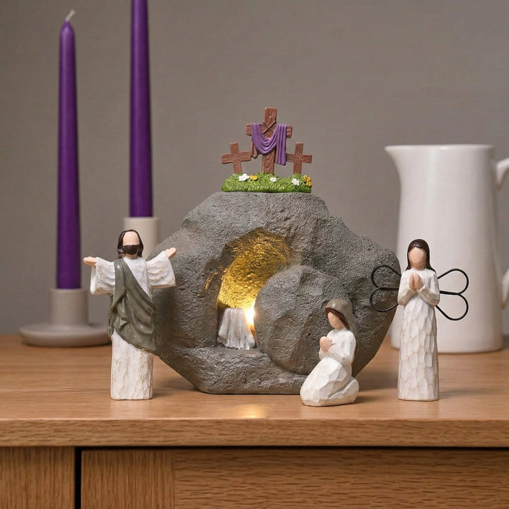 Celinea - Set decorativo della scena della Resurrezione di Pasqua