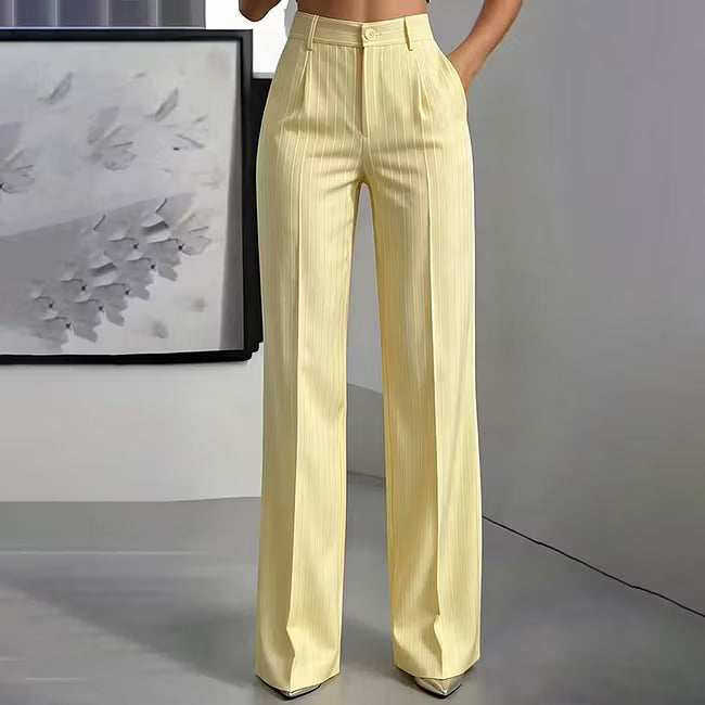 Blyss - Pantaloni sartoriali a righe larghe