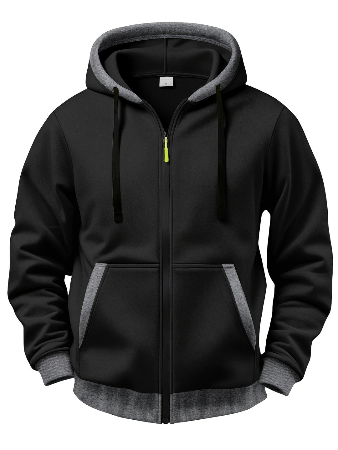 Brenner - Felpa con cappuccio full-zip morbida al tatto