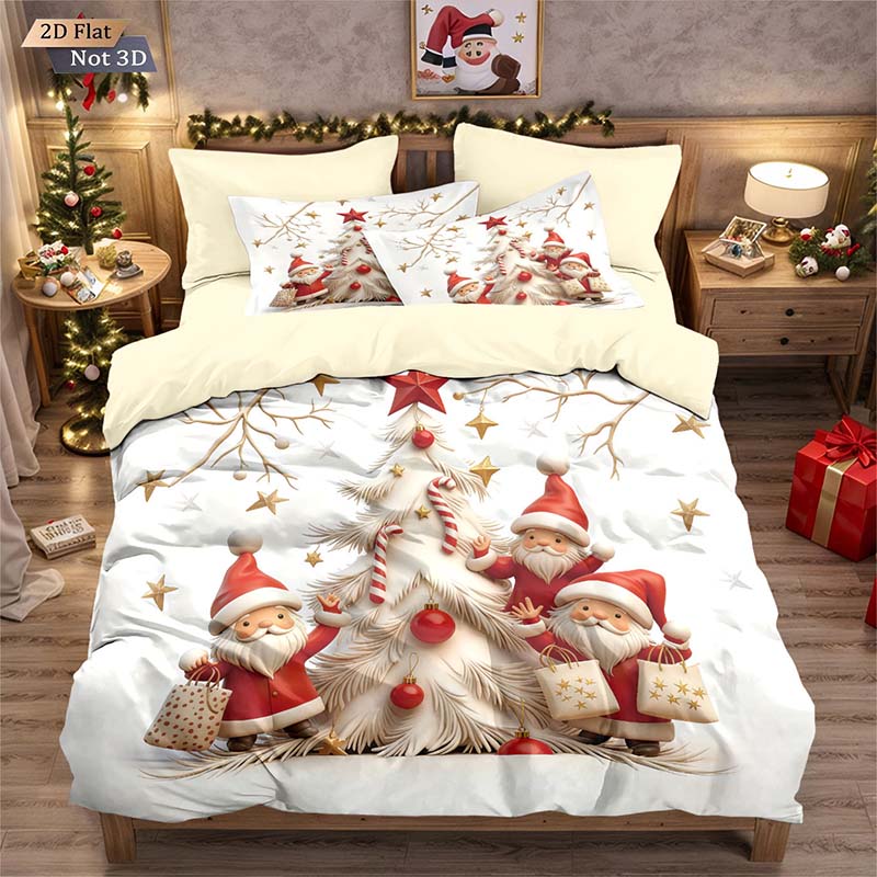 Inyarae - Set di Biancheria da Letto di Natale