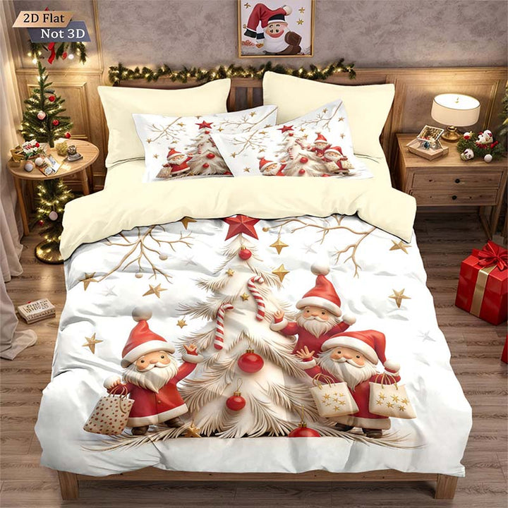 Inyarae - Set di Biancheria da Letto di Natale