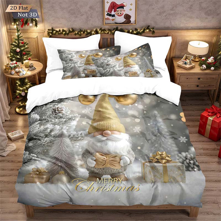 Inyarae - Set di Biancheria da Letto di Natale