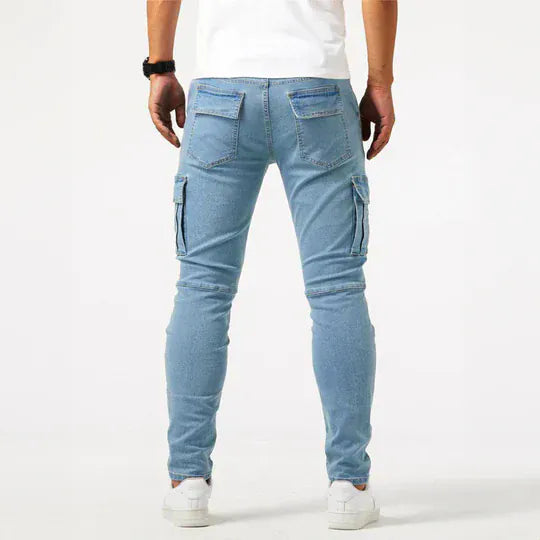Darnic - Jeans cargo elasticizzati premium