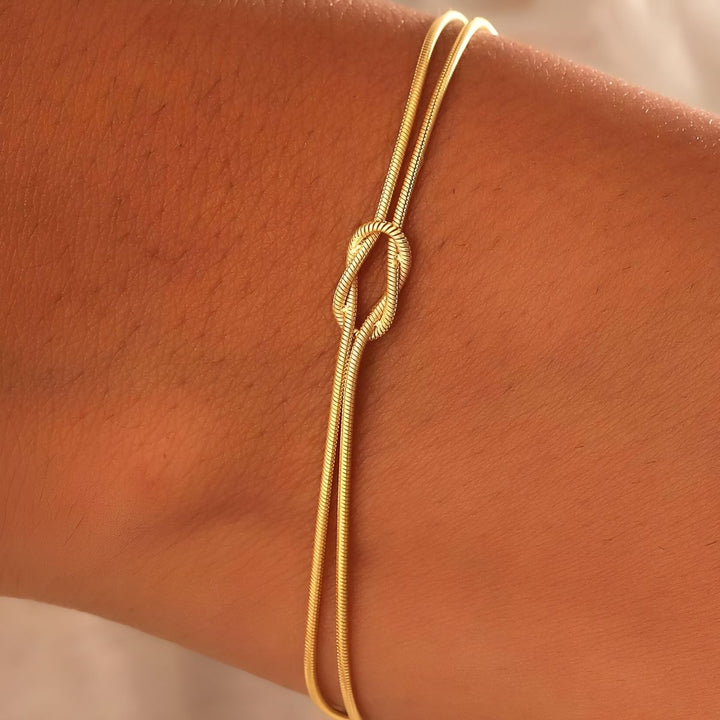 Vionarae - Bracciale Minimalista a Nodo