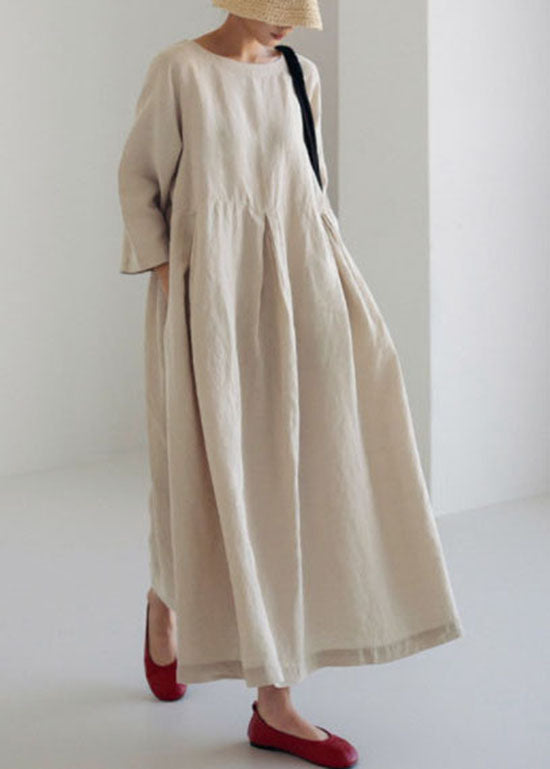 Olive - Abito patchwork leggero