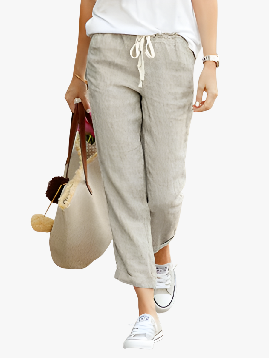 Lisette - Pantaloni traspiranti con coulisse