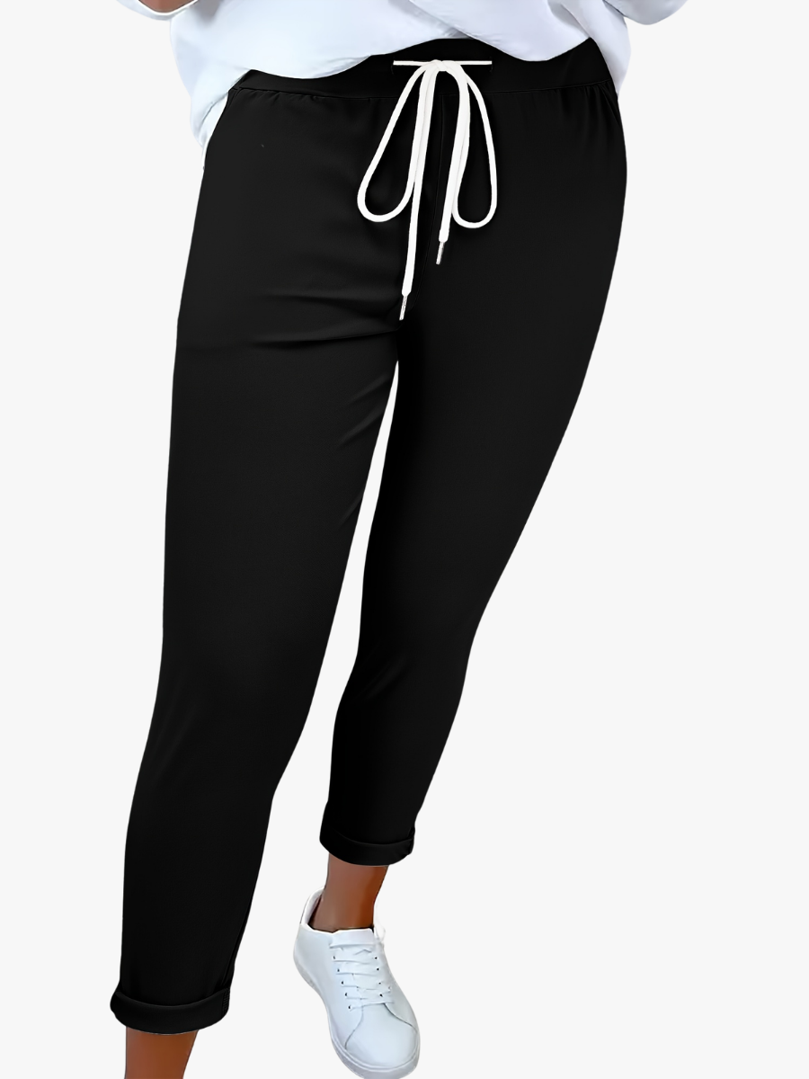 Tansy - Pantaloni stretch con coulisse su misura